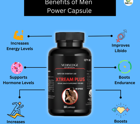 Xtream Plus ( For Men ) Promotes Natural Energy and Daily Wellness